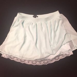 Mint Green Forever 21 skirt